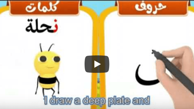 Arabic Alphabets: How to write the letter ن {nūn} - Arabic Video Lessons